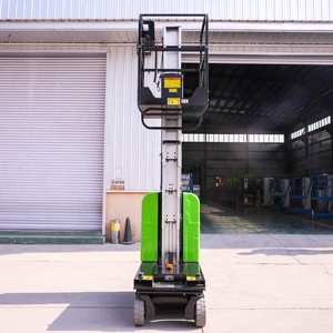 Plateforme élévatrice monopoteau en alliage d'aluminium durable |   Sécurité et fiabilité garanties - Product Image 6