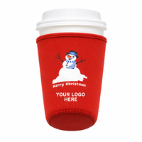 Manchon isotherme réutilisable personnalisé en néoprène pour tasse à café 16/24/32oz, manchon pour boisson froide, manchon pour boisson chaude ou glacée