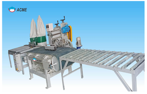 Machine à rainurer industrielle pour surfaces acryliques solides, avec convoyeur automatique et coupe-rainure - Product Image 3