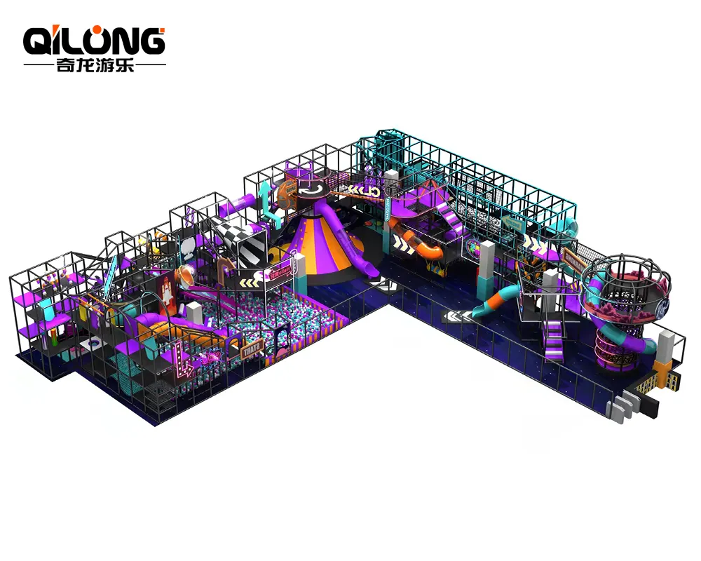 New Design Amusement Park Children Commercial Kids Indoor Playground Equipment  Indoor Playground tube slide