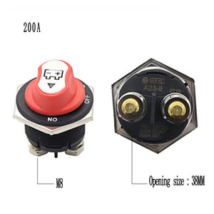 Interruptor de desconexión de batería, clasificación de corriente intermitente, 200 Amperios, 32VDC, máximo 1000A, 5 segundos, 300A - Product Image 2