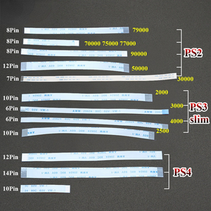لوحة شحن NSLikey لأجهزة التحكم PS2 و<span class=keywords><strong>PS3</strong></span> وPS4 مع كابل مفتاح الطاقة وكابل شريط مرن للوحة اللمس - Product Image 1