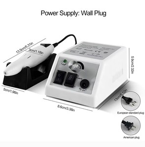 Pulidora Eléctrica Portátil de Velocidad Ajustable, Taladro de Uñas con Puntas, Máquina de Manicura para Remover Gel, Herramientas de Lijado para Pedicura - Product Image 1
