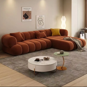 Sofá Modular Reclinable Moderno de Tela Tecnológica para Sala de Estar, Estilo Nórdico Simple, Grande, de Esquina, con Lujo Ligero y Diseño de Nube - Product Image 4