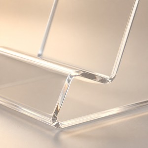 Soporte Moderno para Teléfono Celular de Acrílico Sólido Pulido de 3 mm de Grosor, Soporte Transparente de una Sola Pieza para Teléfono Celular, Decoración para el Hogar y la Oficina, Negocios - Product Image 4
