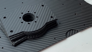 Plaque en fibre de carbone légère SHENYU, forme personnalisée, découpe CNC disponible pour l'automatisation - Product Image 4