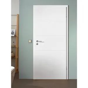 Low Price Bedroom White Wooden Flush Door