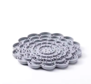 2 in 1 çevre dostu anti-boğulma silikon besleyici köpek/kedi maması kase kaymaz Mat aşk tarzı Pet malzemeleri şarj güç kaynağı - Product Image 6