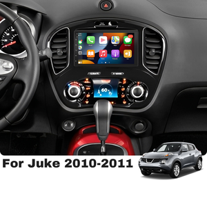 Autoradio 7 pouces écran tactile pour <span class=keywords><strong>Nissan</strong></span> <span class=keywords><strong>Juke</strong></span> 2010-2011, unité principale radio, <span class=keywords><strong>CarPlay</strong></span> sans fil, Android Auto, BT, lecteur DVD universel - Product Image 1