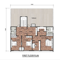 Casa Prefabricada de Lujo Certificada por SIPA, Villa Modular Prefabricada con Paneles Aislantes Estructurales Modernos de Alto Aislamiento