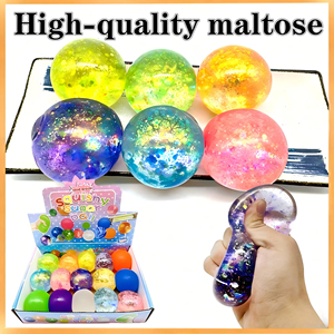 Pelota Antiestrés Sure Glow de TPR y PU, de Subida Lenta, para Aliviar la Ansiedad, Sensorial, para Niñas, Niños, Adultos - Product Image 1