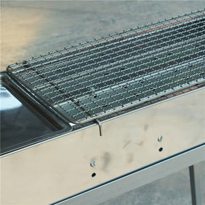 Grille papillon en acier inoxydable à mailles fines pour barbecue, carrée 30 50 80mm, anti-rouille, pour cuisson et grillades - Product Image 2