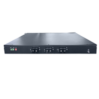 Commutateur de transfert statique intelligent (STS) industriel en métal 16A haute tension monophasé, montage en rack 19 pouces pour 220 VCA double coupure