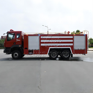 Camión de Bomberos Chenglong de 10 Ruedas para Zonas Rurales, Capacidad de 15 Toneladas, 6x4, Tanque de Agua de 15000L, Vehículos de Extinción de Incendios para Rescate en Pueblos - Product Image 4