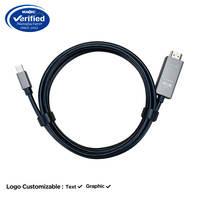 Mini DP actif haute vitesse 1.8M pour câble HDMI connexion vidéo HD pour ordinateur Mobile 4K 60Hz câble MINI DP vers HDMI