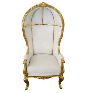 Tutto Bianco Antico Re Schienale Alto Divano Regale Barocco Regina di Bellezza Pedicure Big Acrilico Trono <span class=keywords><strong>Sedia</strong></span> - Product Image 4