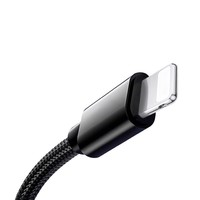 Câble d'extension tressé Type-C de 3 mètres pour une charge rapide et un transfert de données, compatible avec iPhone 11/12/13/14 et iPhone 8/X/Max