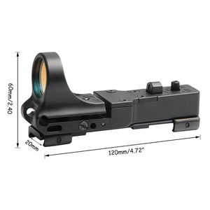 Quang Red Dot phản xạ Sight 9 mức độ kiểm soát độ sáng 1 ánh sáng thấp và 8 ngày ánh sáng phù hợp với 20 mét gắn kết - Product Image 4