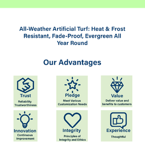 <span class=keywords><strong>Gazon</strong></span> artificiel de haute qualité, herbe <span class=keywords><strong>synthétique</strong></span> abordable, idéal pour l'aménagement paysager et la décoration de style plage - Product Image 6