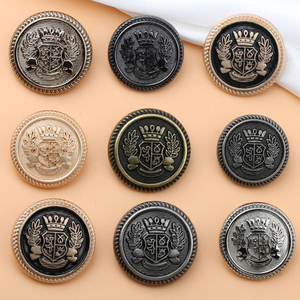 Trong Kho Bán Buôn Áo Khoác Lúa Mì Vương Miện Vòng Kim Loại Chân Đồng Phục Nút - Product Image 4