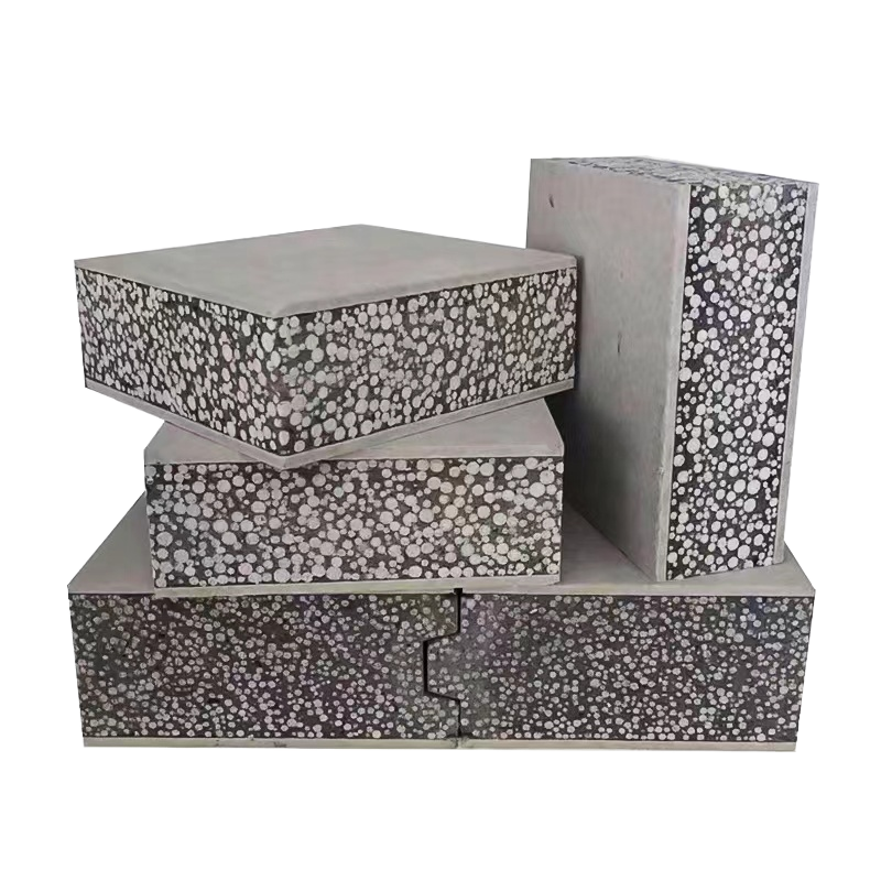 EPS Foam Concrete Sandwich Panel with Calcium Silicate Board As Surface Board for Interior and Exterior Wall