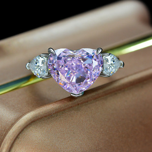 แหวนเพชรสวิสสำหรับงานแต่งงานทำจากหินเซอร์โคเนียเซอร์โคเนีย925เซอร์โคเนียสำหรับผู้หญิงแหวนสัญญา - Product Image 4