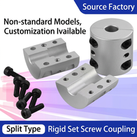 Accouplement rigide en acier inoxydable GXC haute précision, type à serrage sans jeu pour moteur servo CNC et usage en construction