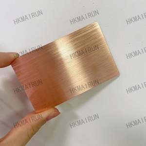 Low Price Custom Logo Mirror Stainless Steel Business Card - Product Image 2