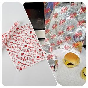 Nouveau design <span class=keywords><strong>Maison</strong></span> à manger <span class=keywords><strong>Burger</strong></span> Boucher Papier d'emballage Papier artisanal Impression offset Enduit Sulfurisé Acceptable Logo du client - Product Image 1