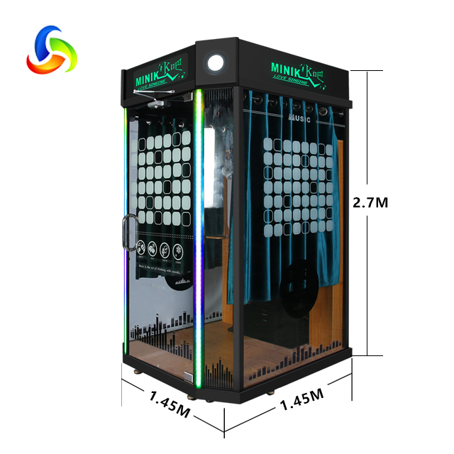 OEM Soundproof Mini KTV Booth Karaoke Room Singing Machine Music Studio DJ Pod Movable Arcade Mall Street Park Plaza Station