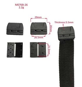 Clip de material plástico de <span class=keywords><strong>1</strong></span> pulgada, hebilla de bloqueo, soporte de muestra gratis, mochila, hebilla ajustable para correas - Product Image 1