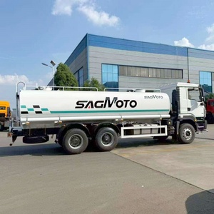 Camion-citerne à eau Shacman 18CBM Diesel 6x4 avec pompe pour la lutte contre la poussière - Product Image 4