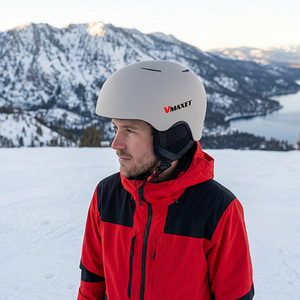 VMAXET <strong>MS</strong>-SY048 Unisex CE Certified Sport Ski Helmet PC+EPS Winter Breathable Safety Ear Warmer 6 Air Vents Head Protection - Product Image 1