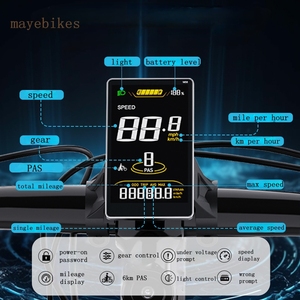 Bafang ชุดมอเตอร์ขับเคลื่อนด้านหน้า36V 48V 350W ชุดแปลงล้อหน้าไฟฟ้าพร้อมหน้าจอและ <span class=keywords><strong>Pas</strong></span> M58มีสีสัน - Product Image 5