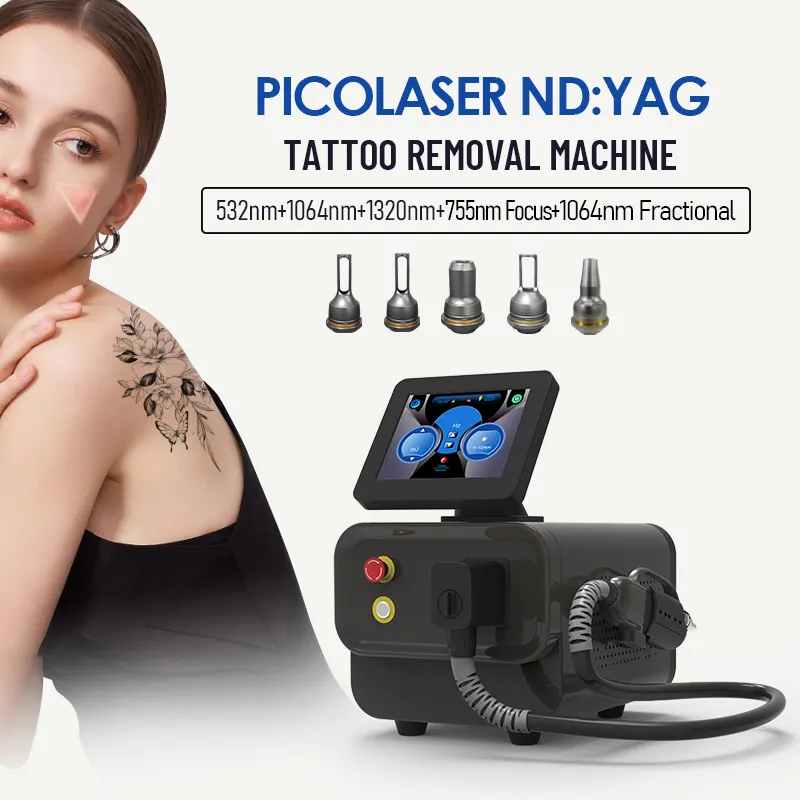 KES Portátil Q Switch Máquina a laser Nd Yag 1064Nm Instrumento de rejuvenescimento e remoção de tatuagens, equipamento de beleza a laser
