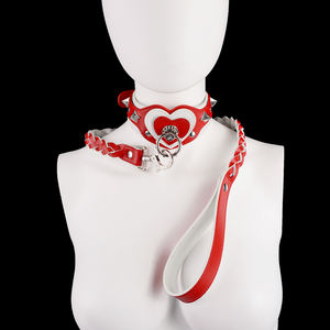 <span class=keywords><strong>Correa</strong></span> <span class=keywords><strong>de</strong></span> Fidelización para Juegos BDSM, Collar <span class=keywords><strong>de</strong></span> <span class=keywords><strong>Castigo</strong></span> <span class=keywords><strong>de</strong></span> Cuero PU Suave para Parejas Mayores <span class=keywords><strong>de</strong></span> 18 Años - Product Image 4