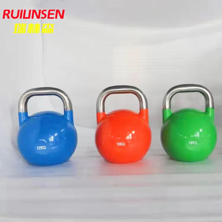 Commercial Kettlebell Universal Customized Steel Color Weight Competition Steel Kettlebell