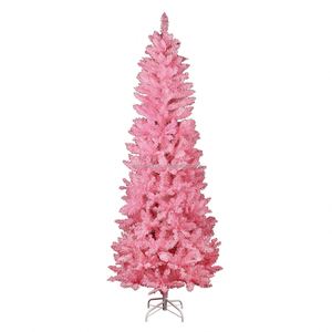 Árbol de Navidad Rosa de PVC Personalizado de Alta Calidad en Tamaños de 1.2m-2.7m para Decoraciones Festivas de Interior - Product Image 2