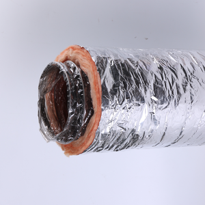 Manguera de conducto flexible de sistema HVAC de aluminio R6 R8 de longitud personalizada duradera para uso industrial al aire libre en aire acondicionado - Product Image 4