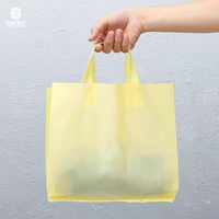 Sacs en plastique personnalisés de 20 couleurs, sac à main en plastique transparent, sac de shopping en plastique, emballage pour vêtements, chaussures, cadeaux