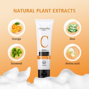 Crème Visage Bio Naturelle 100g en Gros Nettoyant Visage Hydratant, Nettoyant en Profondeur, Contrôle du Sébum, Blanchissant à la Vitamine C - Product Image 3