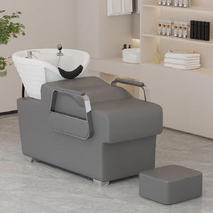 Sillón <span class=keywords><strong>de</strong></span> Champú <span class=keywords><strong>de</strong></span> Lujo Chuque para Spa Capilar, Estructura <span class=keywords><strong>de</strong></span> Acero Inoxidable, Reposapiés Ajustable, Esponja <span class=keywords><strong>de</strong></span> Alta Densidad, Lavabo <span class=keywords><strong>de</strong></span> Cerámica Impermeable - Product Image 5
