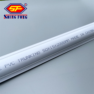 PVC <span class=keywords><strong>ARC</strong></span> tầng <span class=keywords><strong>Trunking</strong></span> dây PVC dây Bìa grey nửa mặt trăng Cáp <span class=keywords><strong>Trunking</strong></span> nhà máy - Product Image 4