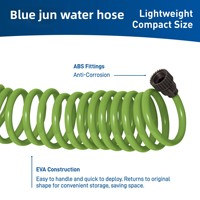 Tuyau d'arrosage rétractable en gros d'usine avec pistolet à eau haute pression à 8 modes pour jardin, maison et lavage de voiture