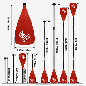 Koetsu Duy Nhất Hai Đầu Nhôm Hợp Kim Mái Chèo Đầy Màu Sắc Tùy Chọn Cho Đứng Lên Paddleboarding Ván Lướt Ván Chèo Thể Thao - Product Image 2