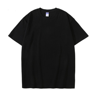 Camiseta de Algodón Grueso de Manga Corta para Hombre, Tendencia de Verano, Camiseta Básica con Estampado 3D, Ajuste Oversize, Tejido de Alta Calidad - Product Image 3