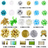 Lazos de plástico polivinílico para envolver regalos de Navidad, caja de regalo para decoración, 40ct, barato - Product Image 2