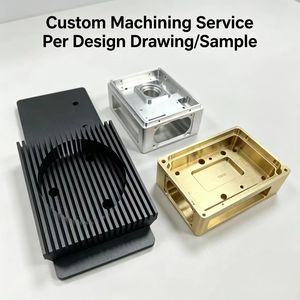 Boîtier de dissipateur thermique personnalisé en aluminium extrudé CNC, boîtier de dissipateur thermique, boîtier de batterie pour PCB, boîtier en aluminium extrudé, boîtier de projet - Product Image 2