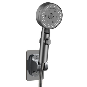 Cabezal de Ducha Portátil con Nueve Velocidades, Rociador de Lluvia Presurizado, Masaje de Burbujas, Material ABS, Instalación Roscada - Product Image 1