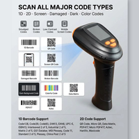 Escáner de Códigos de Barras QR 2D Profesional WCMI, Lector Inalámbrico BT 2.4G, USB, Cableado, Triple Modo, Portátil, para PC, Android, IOS